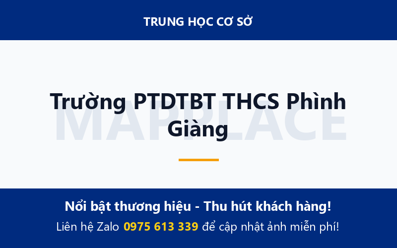 Trường PTDTBT THCS Phình Giàng