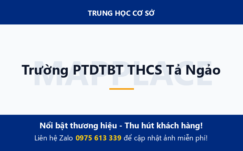Trường PTDTBT THCS Tả Ngảo