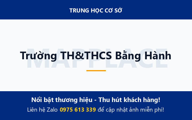 Trường TH&THCS Bằng Hành