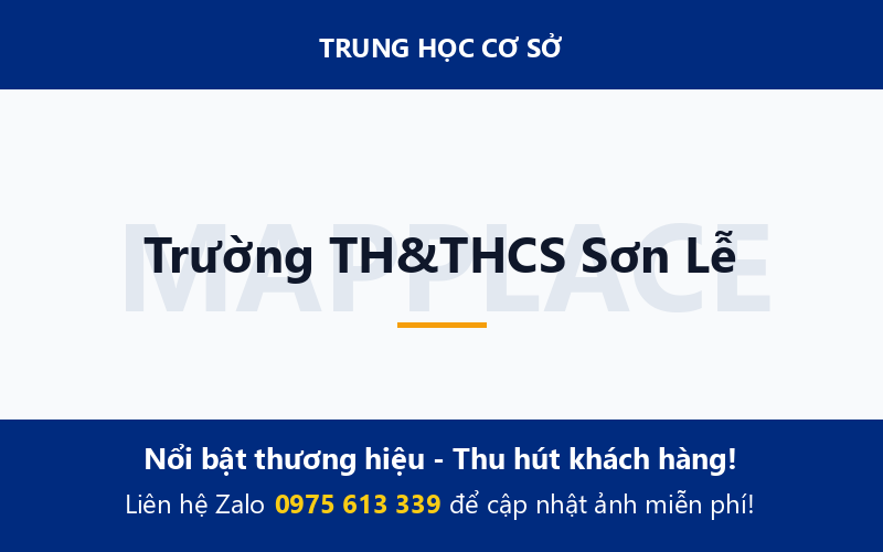 Trường TH&THCS Sơn Lễ