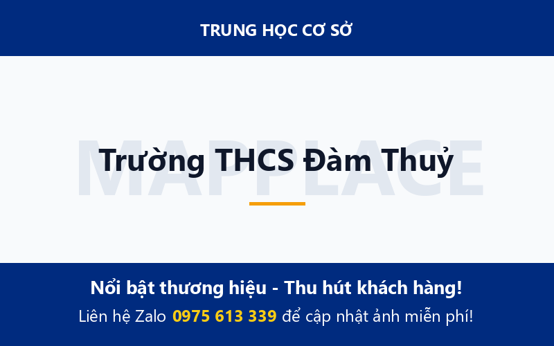 Trường THCS Đàm Thuỷ
