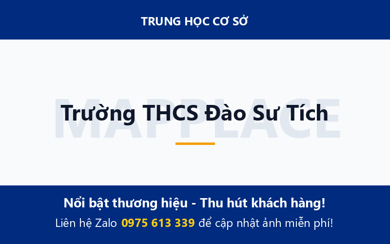 Trường THCS Đào Sư Tích