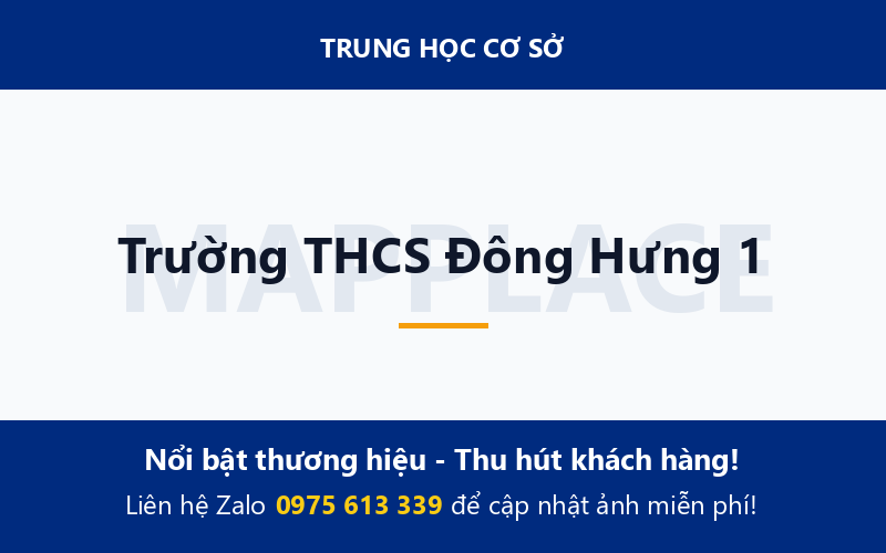 Trường THCS Đông Hưng 1