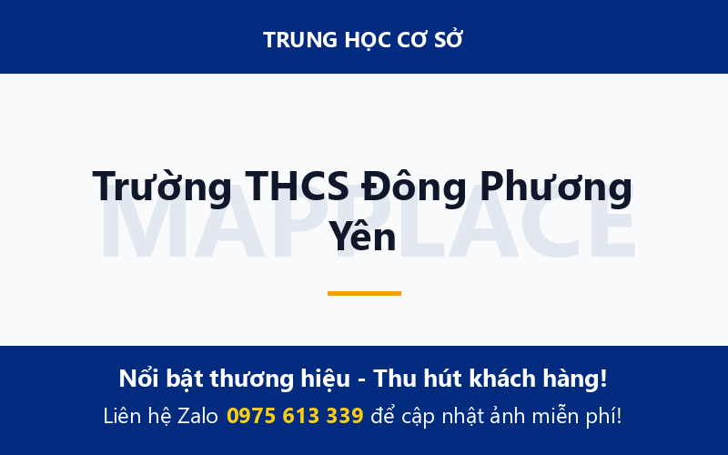 Trường THCS Đông Phương Yên