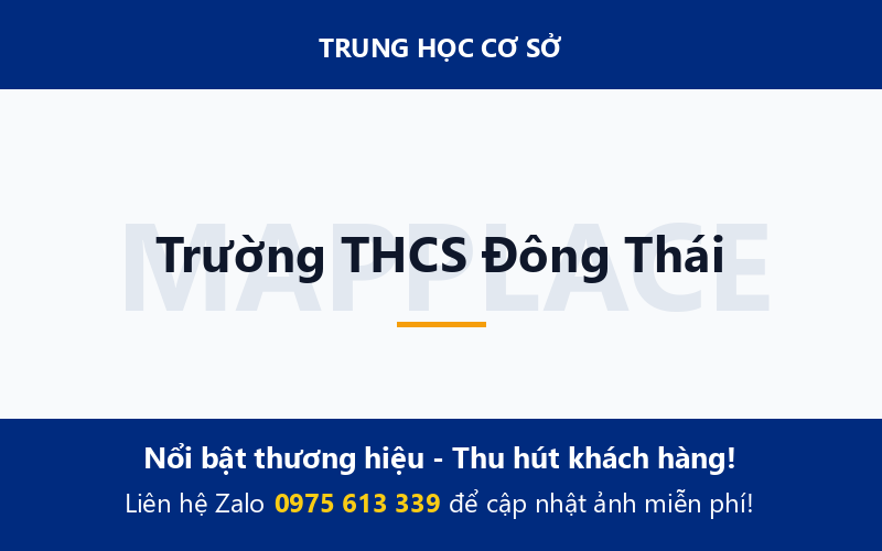 Trường THCS Đông Thái