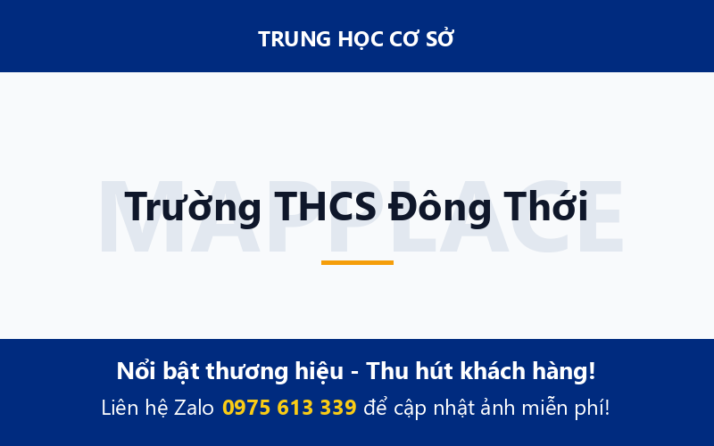 Trường THCS Đông Thới