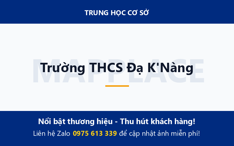 Trường THCS Đạ K'Nàng