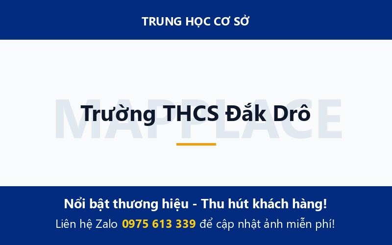 Trường THCS Đắk Drô