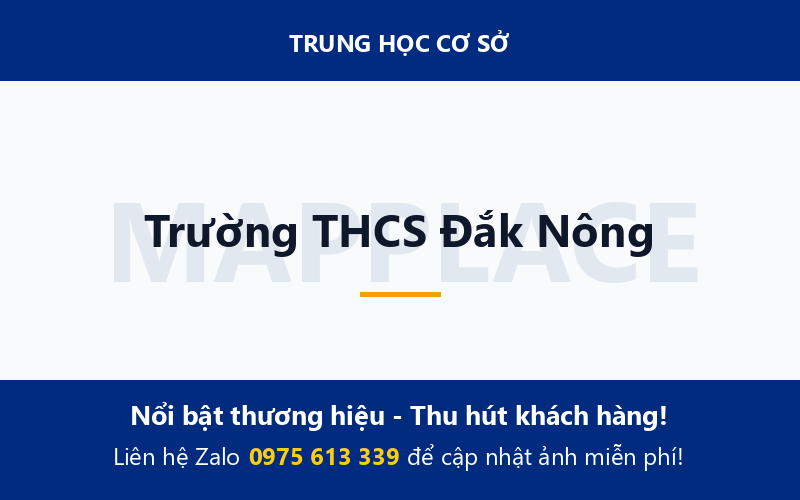 Trường THCS Đắk Nông