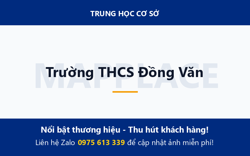 Trường THCS Đồng Văn