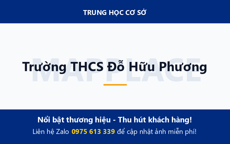 Trường THCS Đỗ Hữu Phương