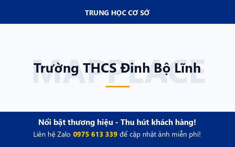 Trường THCS Đinh Bộ Lĩnh