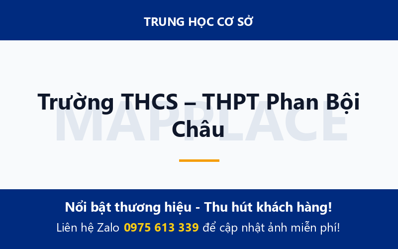 Trường THCS – THPT Phan Bội Châu