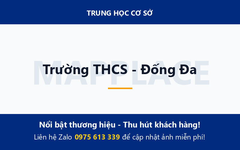 Trường THCS - Đống Đa