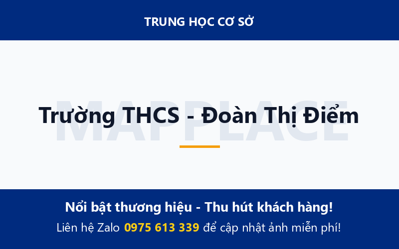 Trường THCS - Đoàn Thị Điểm