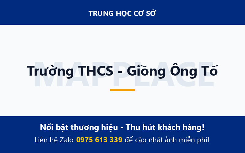 Trường THCS - Giồng Ông Tố