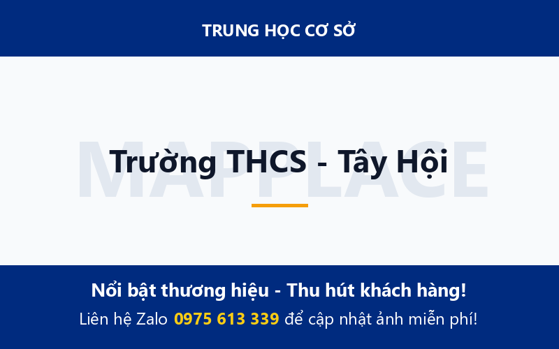Trường THCS - Tây Hội