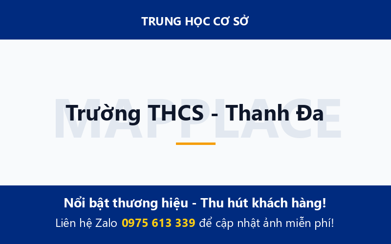 Trường THCS - Thanh Đa