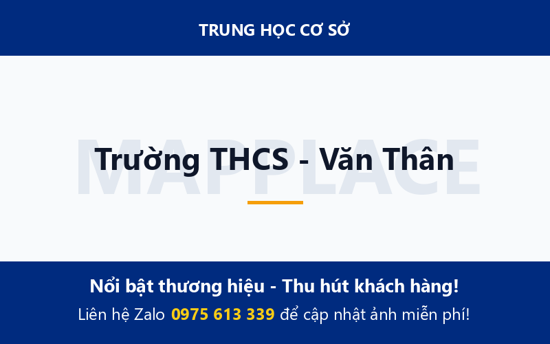 Trường THCS - Văn Thân