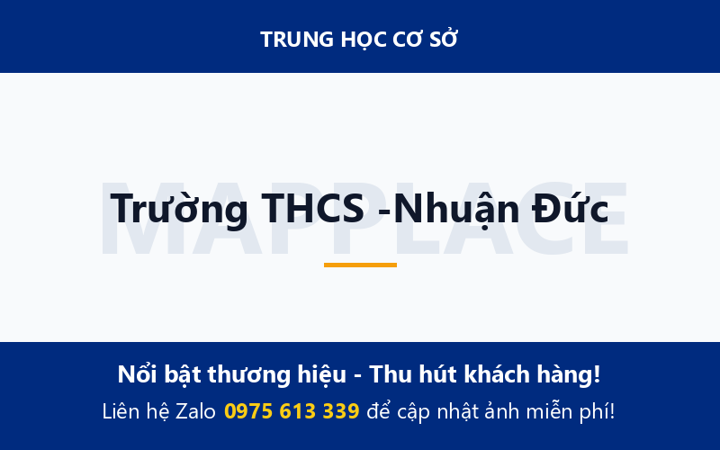 Trường THCS -Nhuận Đức