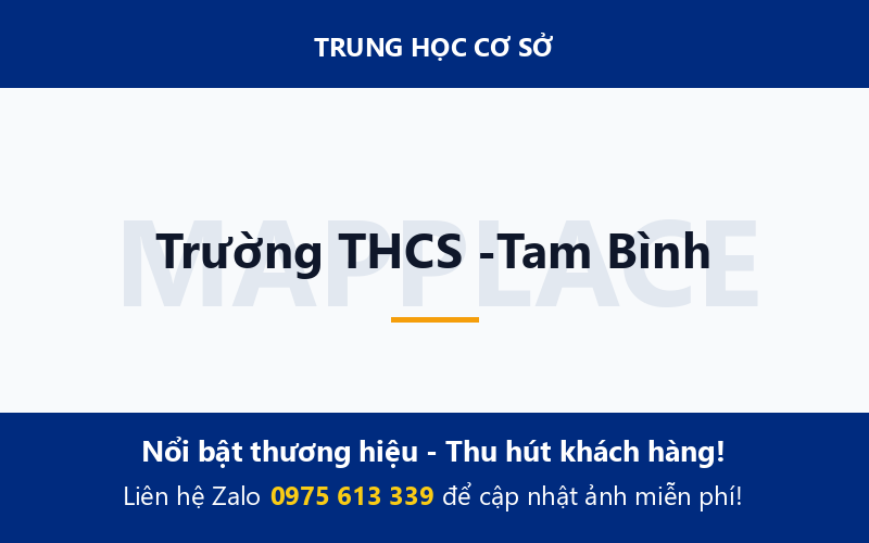 Trường THCS -Tam Bình