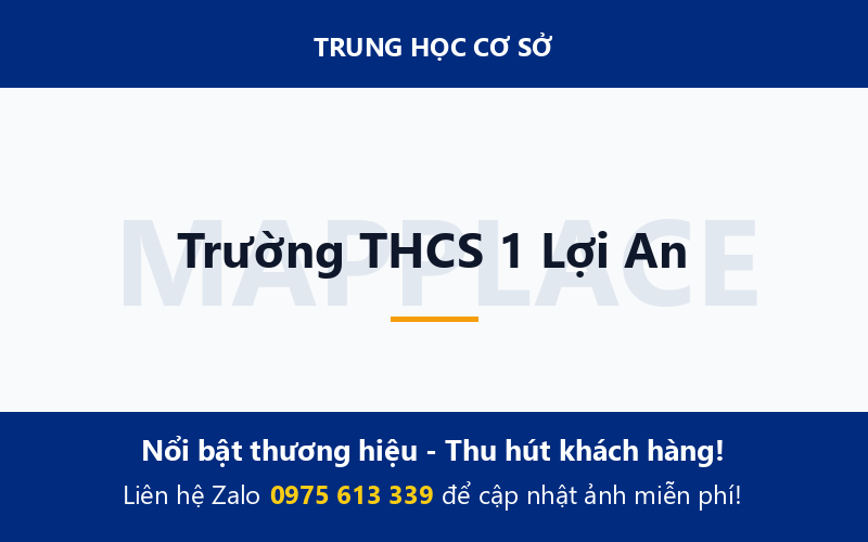 Trường THCS 1 Lợi An