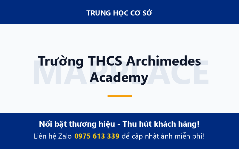 Trường THCS Archimedes Academy