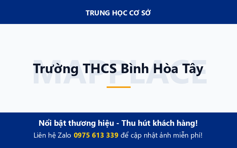 Trường THCS Bình Hòa Tây