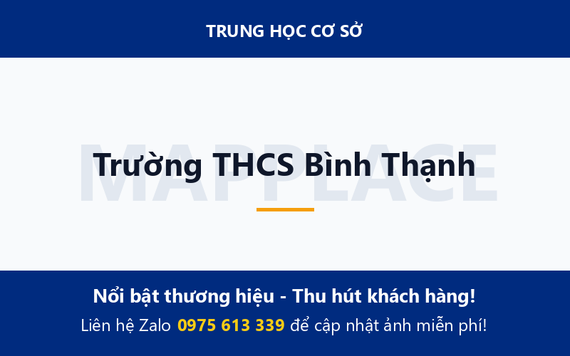 Trường THCS Bình Thạnh