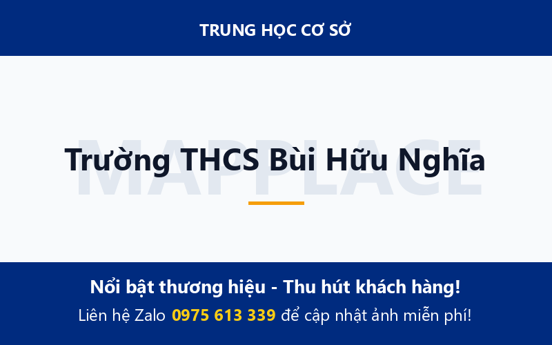Trường THCS Bùi Hữu Nghĩa