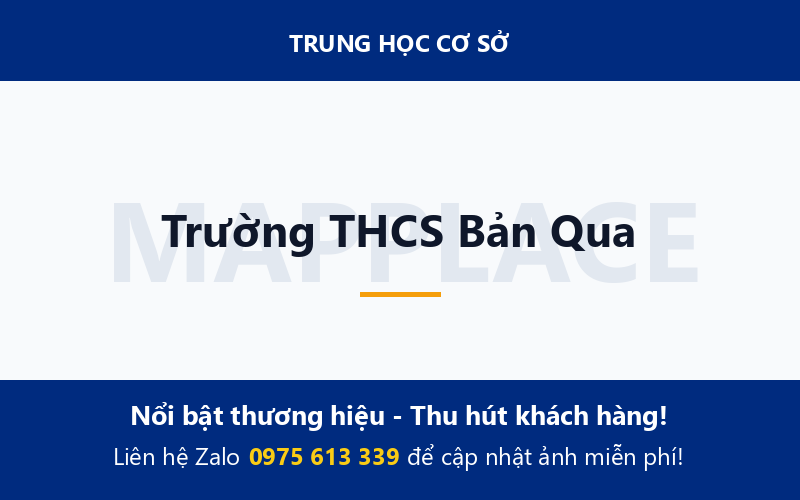Trường THCS Bản Qua