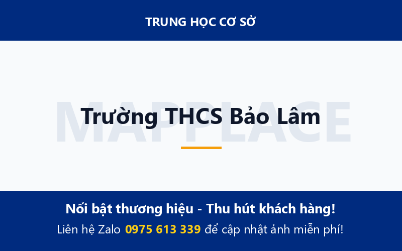 Trường THCS Bảo Lâm