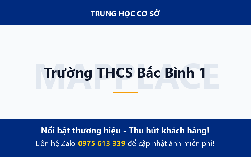 Trường THCS Bắc Bình 1