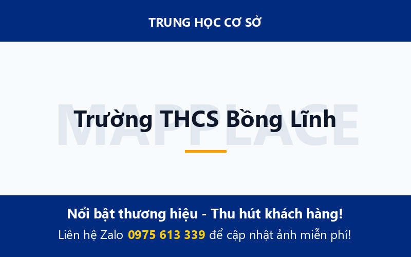 Trường THCS Bồng Lĩnh