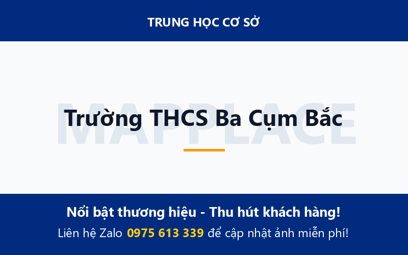 Trường THCS Ba Cụm Bắc