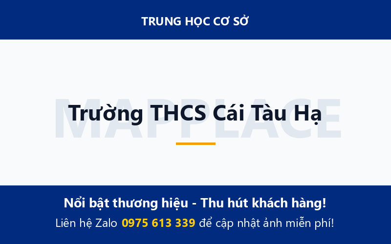 Trường THCS Cái Tàu Hạ