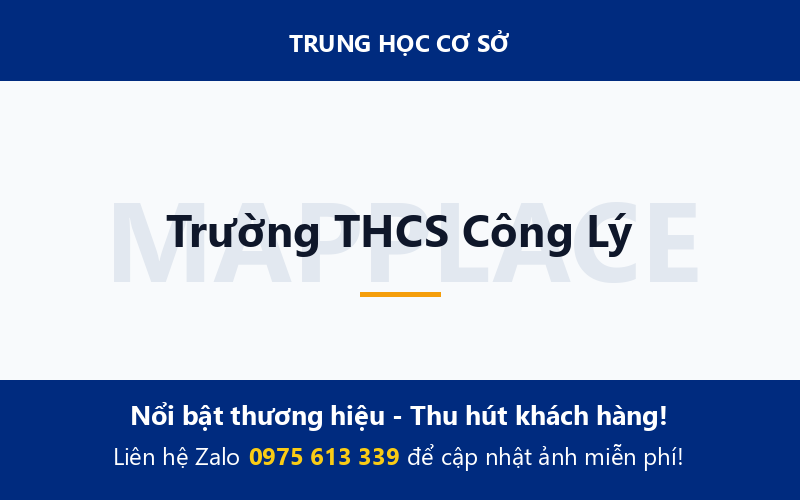 Trường THCS Công Lý