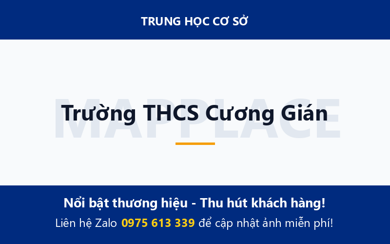 Trường THCS Cương Gián