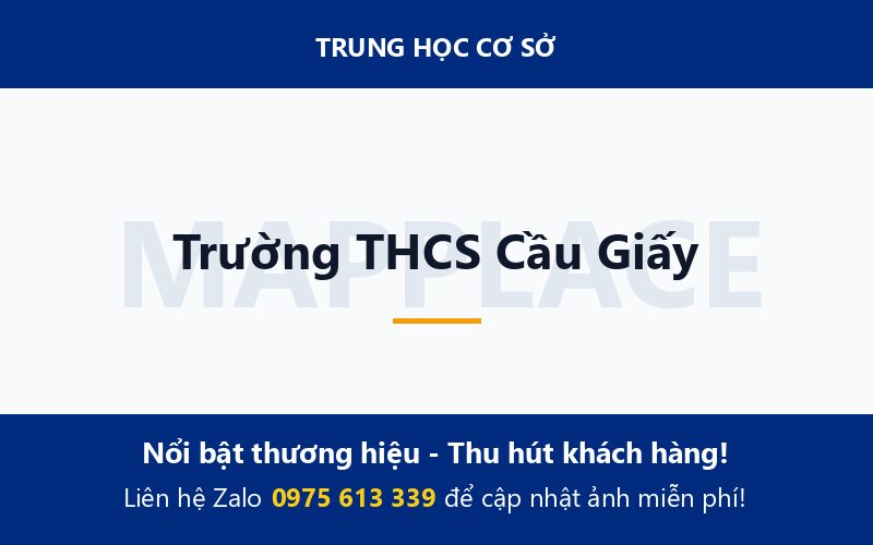 Trường THCS Cầu Giấy