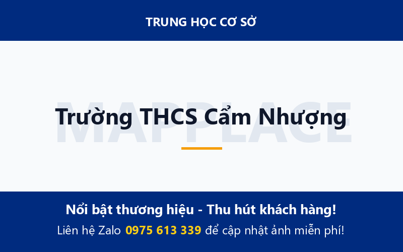 Trường THCS Cẩm Nhượng