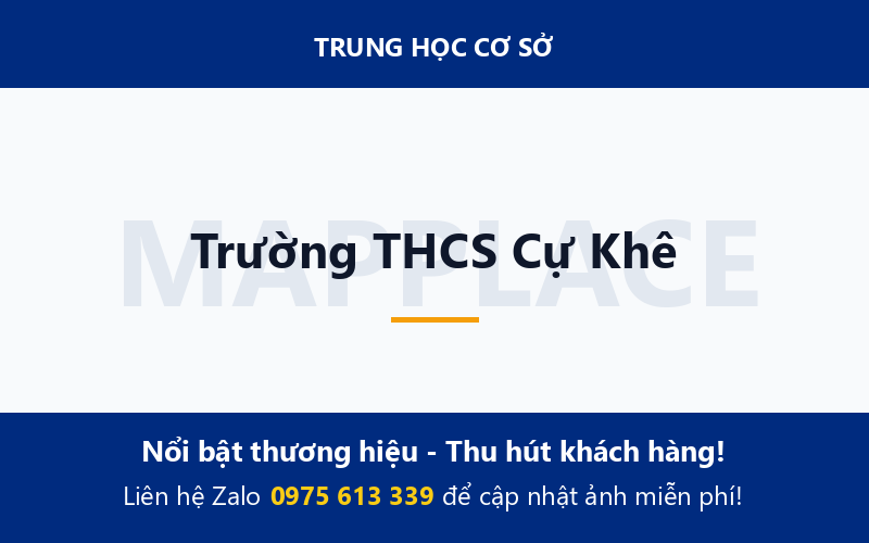 Trường THCS Cự Khê