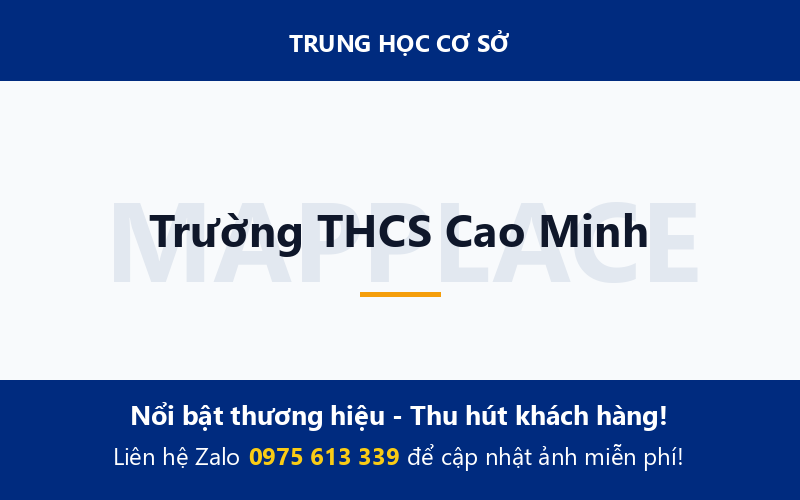 Trường THCS Cao Minh