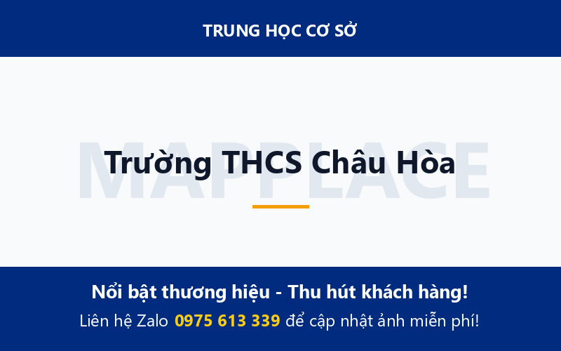 Trường THCS Châu Hòa