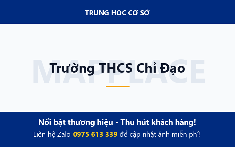 Trường THCS Chỉ Đạo