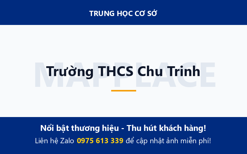 Trường THCS Chu Trinh