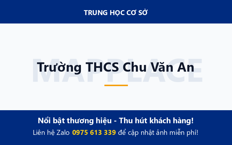 Trường THCS Chu Văn An