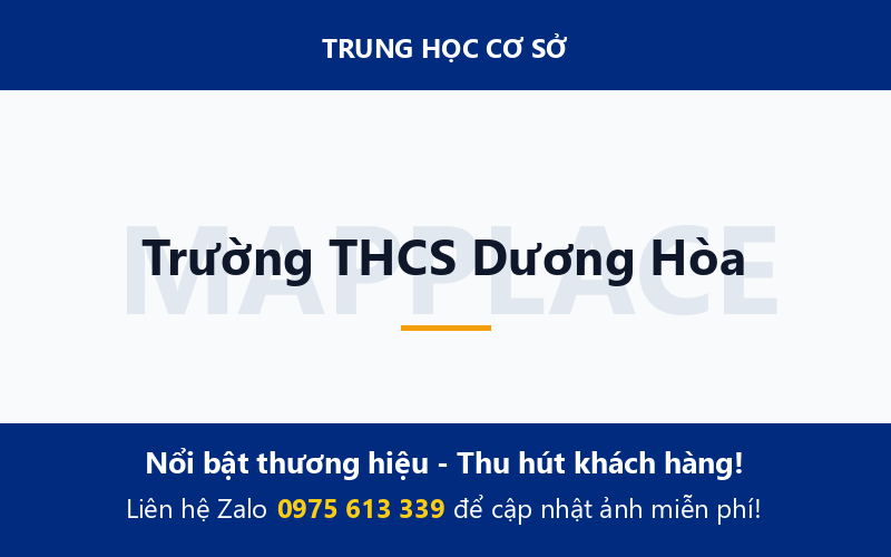 Trường THCS Dương Hòa