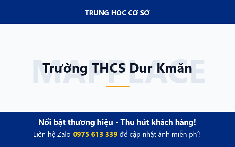 Trường THCS Dur Kmăn