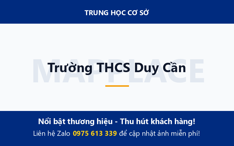 Trường THCS Duy Cần
