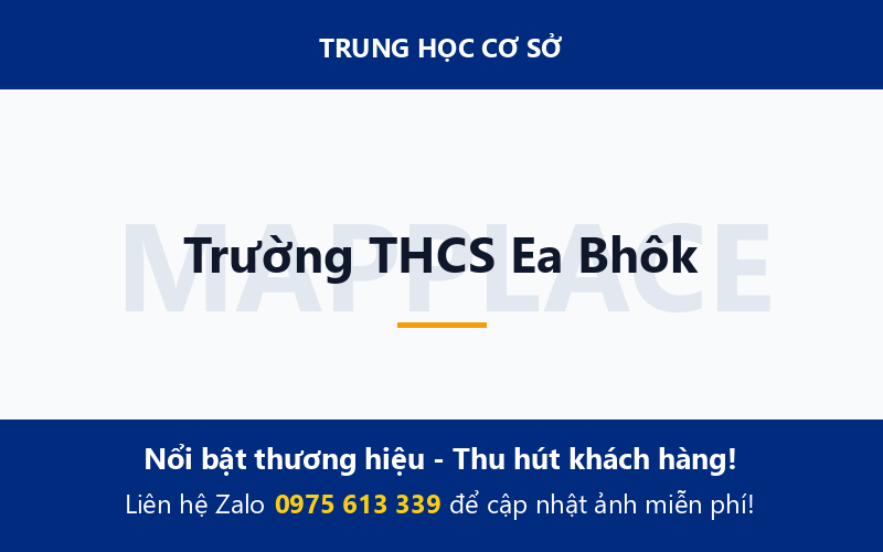 Trường THCS Ea Bhôk